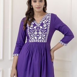 GULMOHAR JAIPUR Women Embroidered Top-image-99