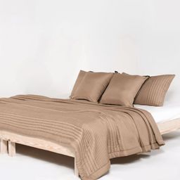 Zarf Unisex Tan Blankets Quilts and Dohars-image-97
