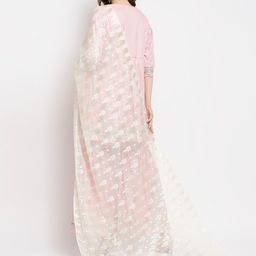 Dupatta Bazaar Woven Design Zari Dupatta image 4