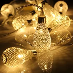 10 LEDs 3 m Gold Steady Animal Rice Lights-17