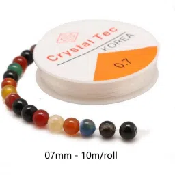 weariton 0.7 mm Elastic Rope Cord String for Bracelet / Jewellery Making (5 Rolls) image 5