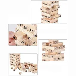 NUMBER Blocks Timber Tower Tumbling Game for Kids-24