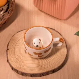 rare planet Handcrafted Ceramic Dog Mug-picture-4
