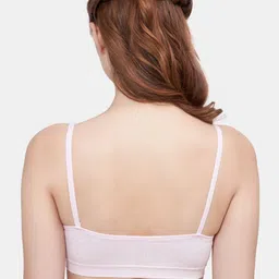 PLUMBURY Girls Full Coverage Lightly Padded Seamless Beginners Bra- All Day Comfort image 3