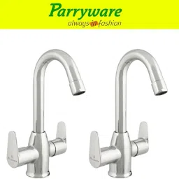 Uno Center Hole Basin Mixer Tap for hot and cold water set of 2 pic 257 Basin Mixer Faucet-image-83