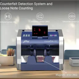 INGENRIC Godrej Crusader Lite Cash Counting Cum Fake Note Detection Note Counting Machine image 4
