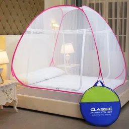 Polyester Adults Washable Foldable, king Size & Double Bed Mosquito Net-29
