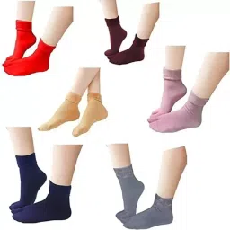 Women Solid Ankle Length, Peds/Footie/No-Show, Low Cut-image-37