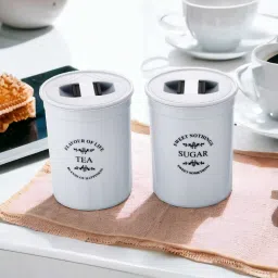 Plastic Tea Coffee & Sugar Container - 900 ml-image-70