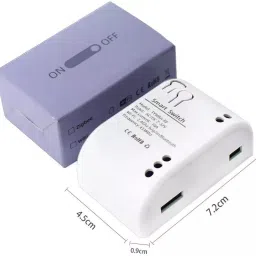 amiciSmart WIFI Smart Switch Relay, Wireless Timer Switch Remote Control AC/DC 7~32V 10A Smart Switch image 2