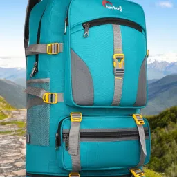 60 Litres Curve Water Resistant Rucksack For Hiking Trekking And Travel - Unisex Rucksack - 60 L-image-78