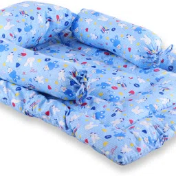 KoKo Bed Set for New Born Baby Super Soft Bedding with 3 Pillow Convertible Crib-image-47