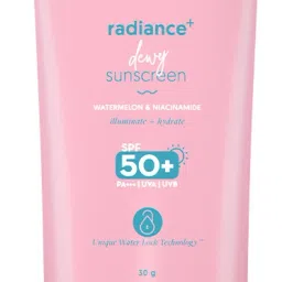 Sunscreen - SPF 50 PA+++ Radiance+ Dewy Sunscreen with Watermelon & Niacinamide| Lightweight & Non-Sticky-2