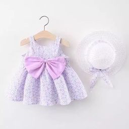 YK Girls Floral Printed Cotton Fit & Flare Dress-picture-41