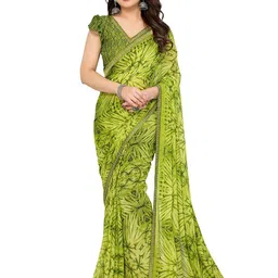 Moda Rapido Beads and Stones Poly Georgette Saree-picture-44