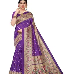 Attigo Ethnic Motifs Printed Saree-picture-50