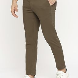 Basics Men Tapered Fit Mid-Rise Cotton Trouser-image-72