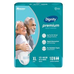 Dignity Disposable Adult Diapers - XL- 10 Pcs-image-63
