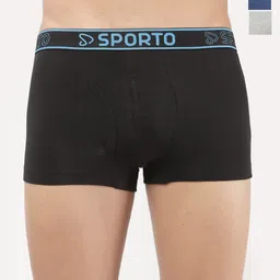 Sporto by Macho Men Pack Of 3 Short Trunks Sprto_M1022-B(1)-Dnm(1)-G(1)-L-B_Dnm_G-picture-17