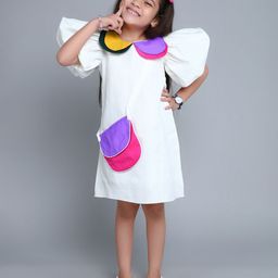 Pink Chick Women 1 ColourblockedA-Line Dress-image-26