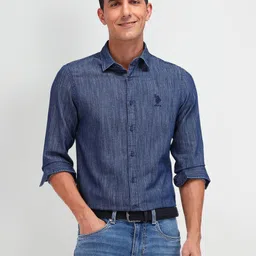 U.S. Polo Assn. Denim Co. Men Slim Fit Opaque Casual Shirt-image-87