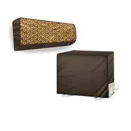 The Furnishing Tree Split AC Cover Set of Indoor and Outdoor Unit Used for 1.5 Ton VOLTAS 183 DZR P-image-49
