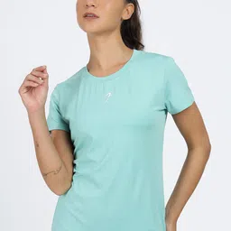 FUAARK Women Stretchex Solid Round Neck Slim Fit T-shirt-picture-20