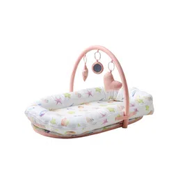 Fancy Fluff 2-Pcs White & Pink Printed Baby Bed Sets-image-88