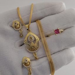 niva fashion Women Gold-Plated Brass Pendant-image-72