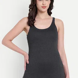 inner element Striped Scoop Neck Thermal Set-image-71