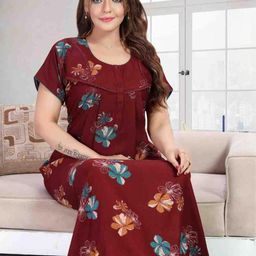 TRUNDZ Women Purple Nightdress-image-130