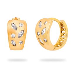 Luv Fashion Leaf Shaped Ear Cuff Earrings-image-12