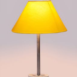 Aura Yellow Metal Traditional Frusturical Shaped Table Lamp-image-72