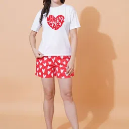 FFLIRTYGO Women Printed Pure Cotton Night suit-picture-23