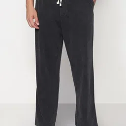 SHOWOFF Men Solid Comfort Straight Fit Low-Rise Trousers-image-64