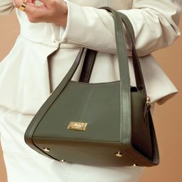 Strokes by Namrata Mehta PU Shopper Handheld Bag with Applique-43