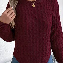StyleCast x Revolte Women Round Neck Pullover Sweater-image-64