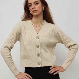 STREET 9 Women Cable Knit Cardigan-image-57