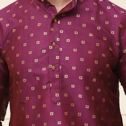 SOJANYA Men Regular Kurta with Churidar image 2