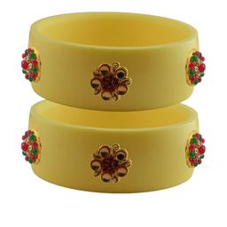 Vidhya Kangan Women Beige Bangle-image-66