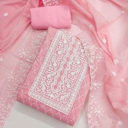 Rangtulika Ethnics Embroidered Unstitched Dress Material-picture-47
