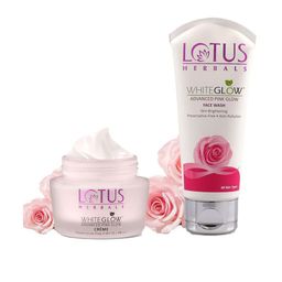 Lotus Herbals Set Of 2 Whiteglow Advanced Pink Glow Day Cream- 50 g & Face Wash- 100 g-30