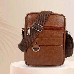 Tan Men & Women Sling Bag BB_Ali_DTan-41-image-121
