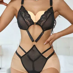 KRENOZ Net Baby Doll with High-Low-picture-45