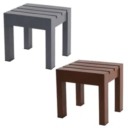 Kuber Industries Grey & Brown 2 Pieces Anti Slip Bath Stools-23