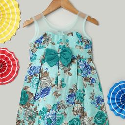 BownBee Floral Print A-Line Midi Dress-image-63