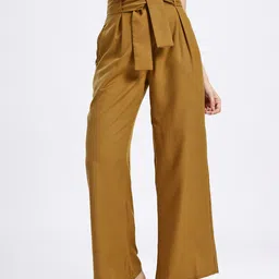 glitchez Women Tie-Up Relaxed Fit Trousers-image-45
