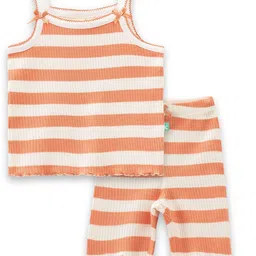JusCubs Girls Striped Top with Trousers-image-83