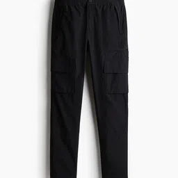 H&M Regular Fit Twill Cargo Trousers-image-68