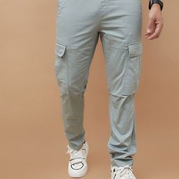 Bossini Men Regular Fit Mid-Rise Cotton Cargos Trouser-image-31